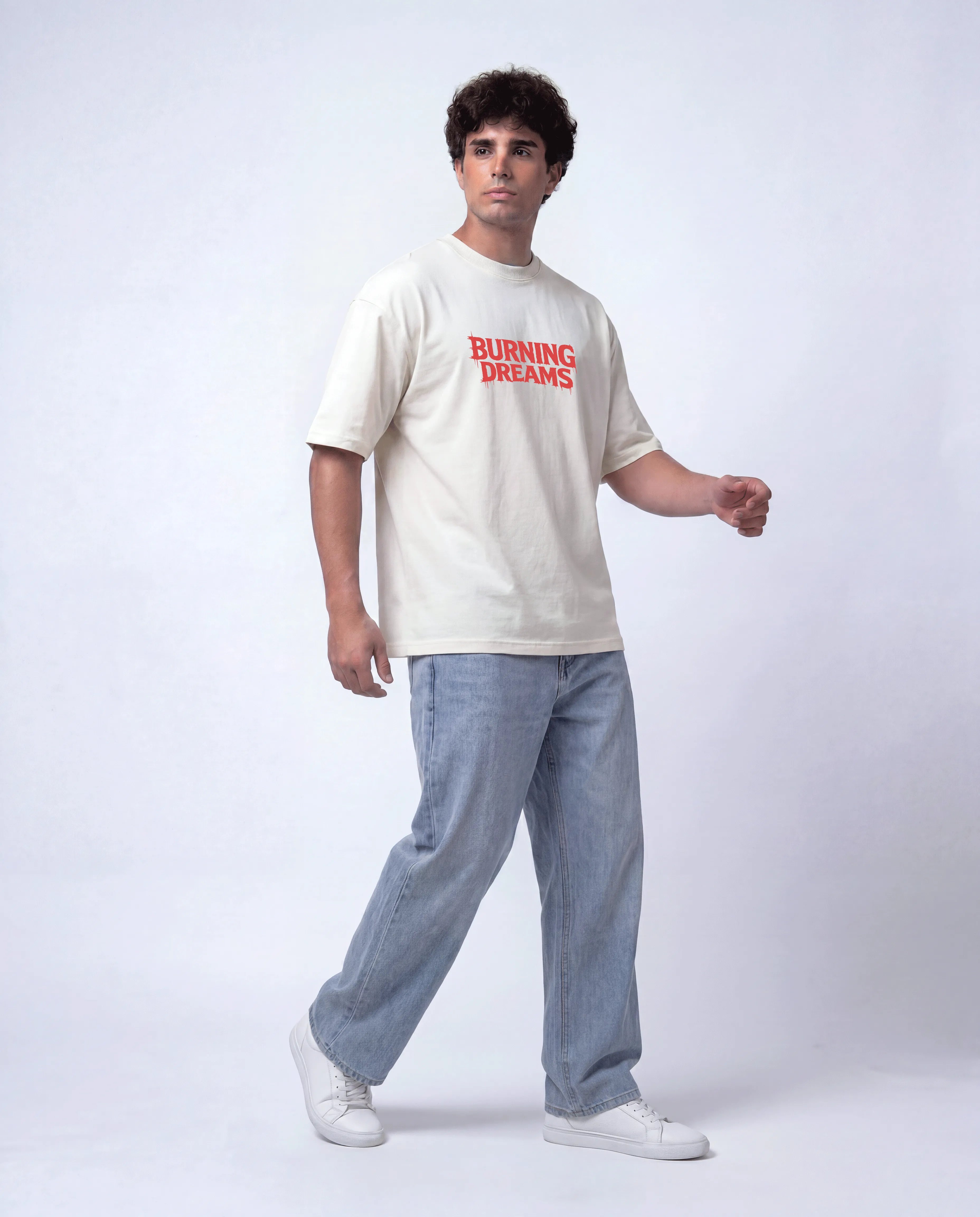 Printed T-shirt  Oversized