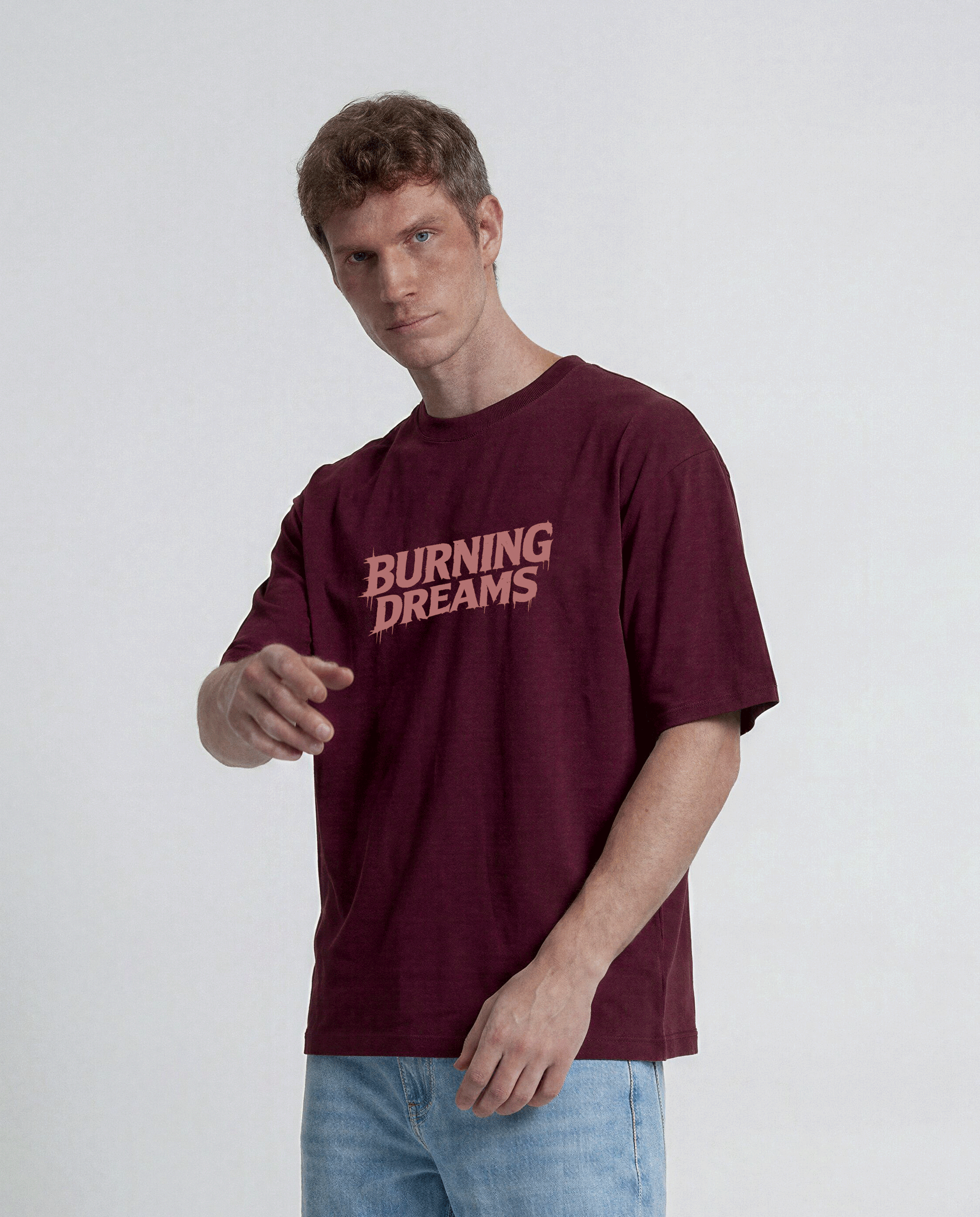 Printed T-shirt  Oversized