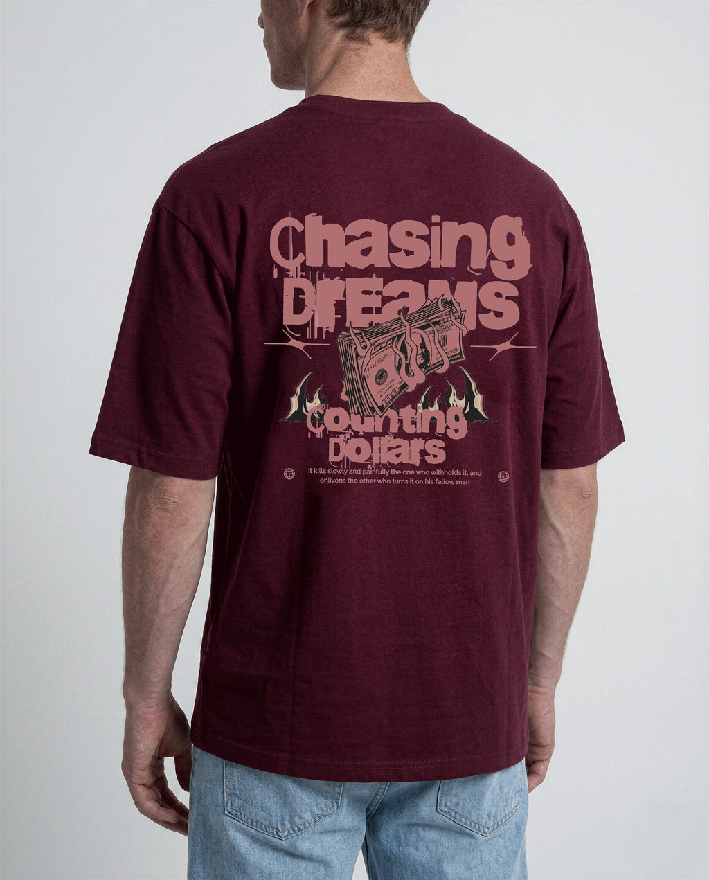 Printed T-shirt  Oversized