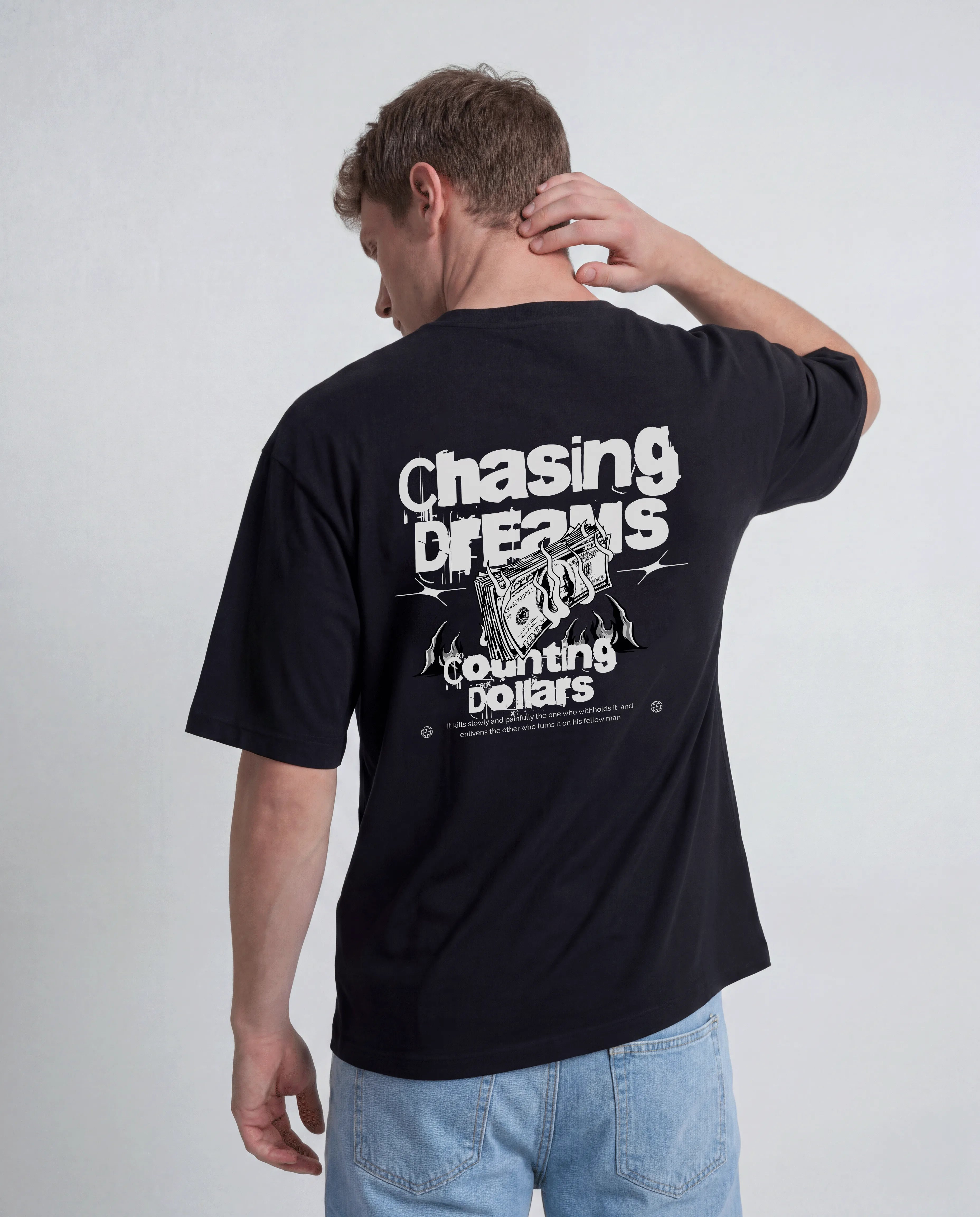 Printed T-shirt  Oversized