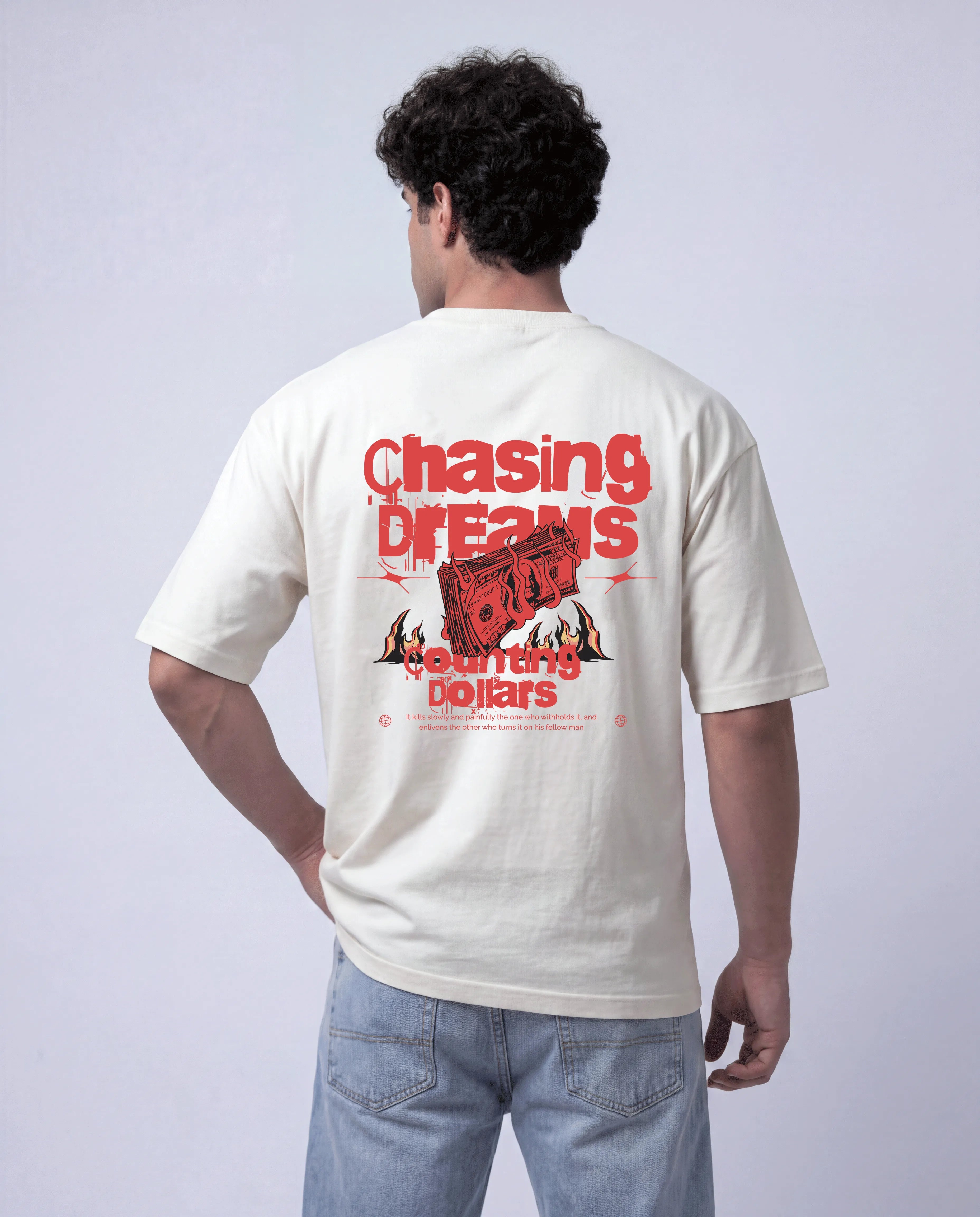 Printed T-shirt  Oversized