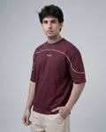 Boxy Fit Piping T-shirt