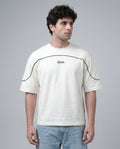 Boxy Fit Piping T-shirt