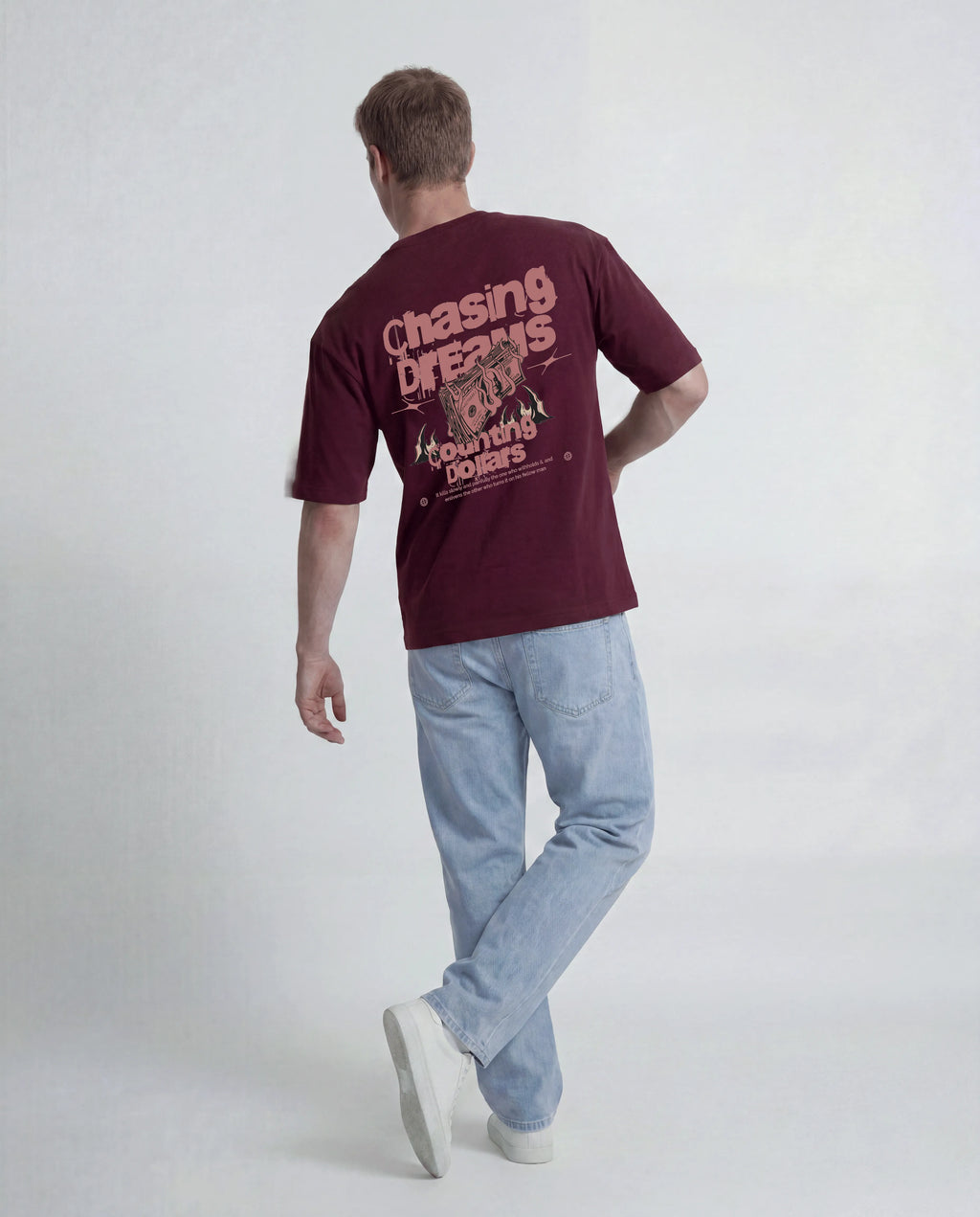 Printed T-shirt  Oversized